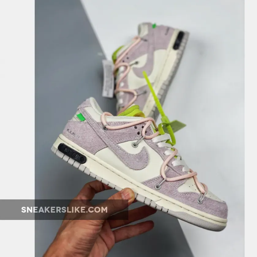 Off-White x Nike Dunk Low '12 of 50' Purple Sail #purple off whites