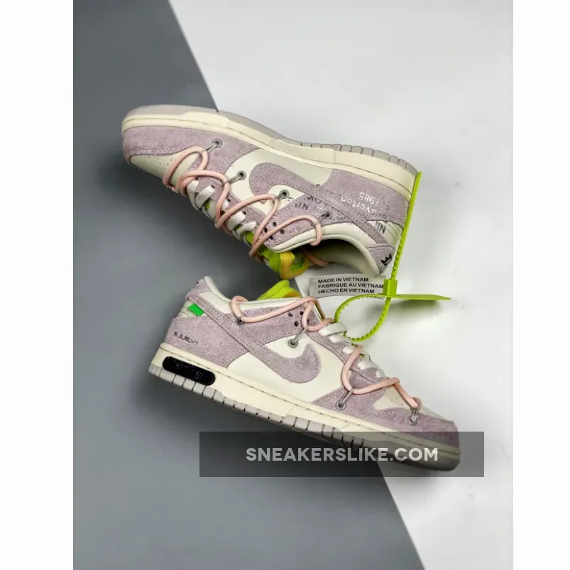 Off-White x Nike Dunk Low '12 of 50' Purple Sail #purple off whites