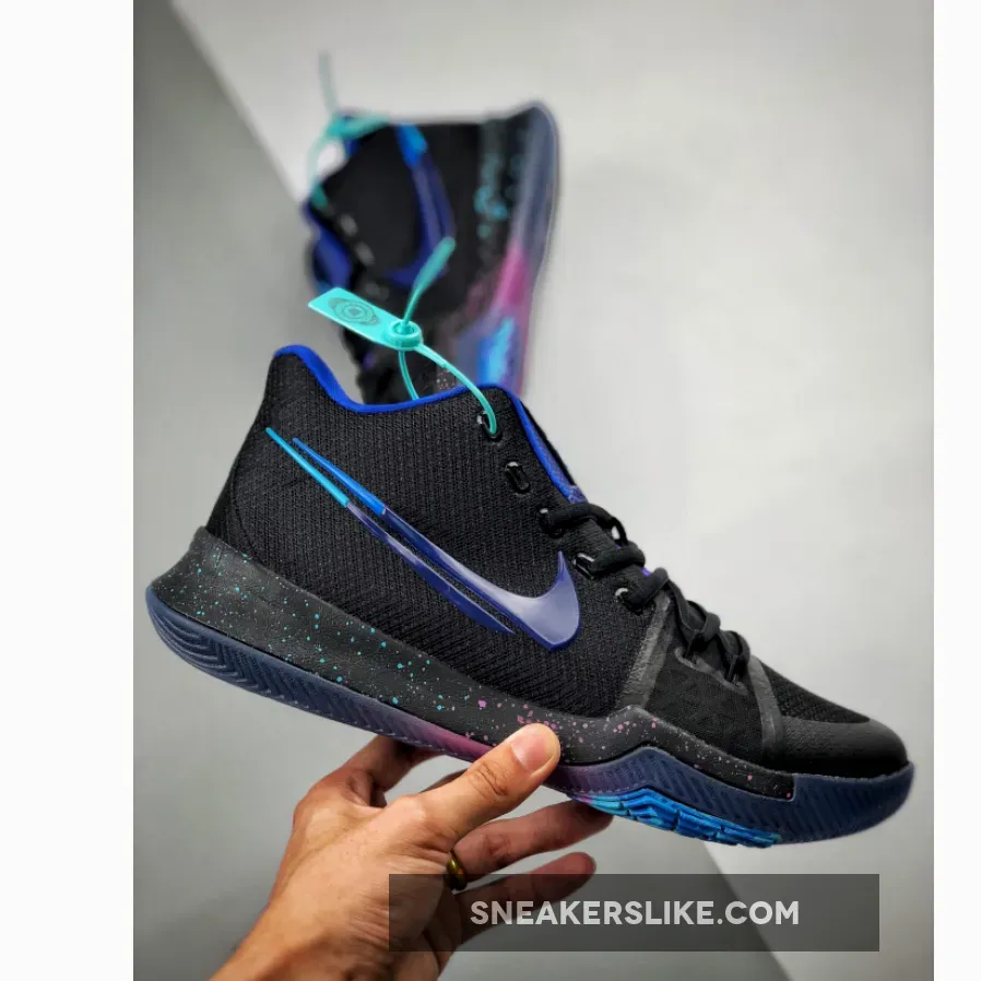 Nike Kyrie 3 'Flip The Switch' Black/Deep Royal-Royal Blue / kyrie flip the switch