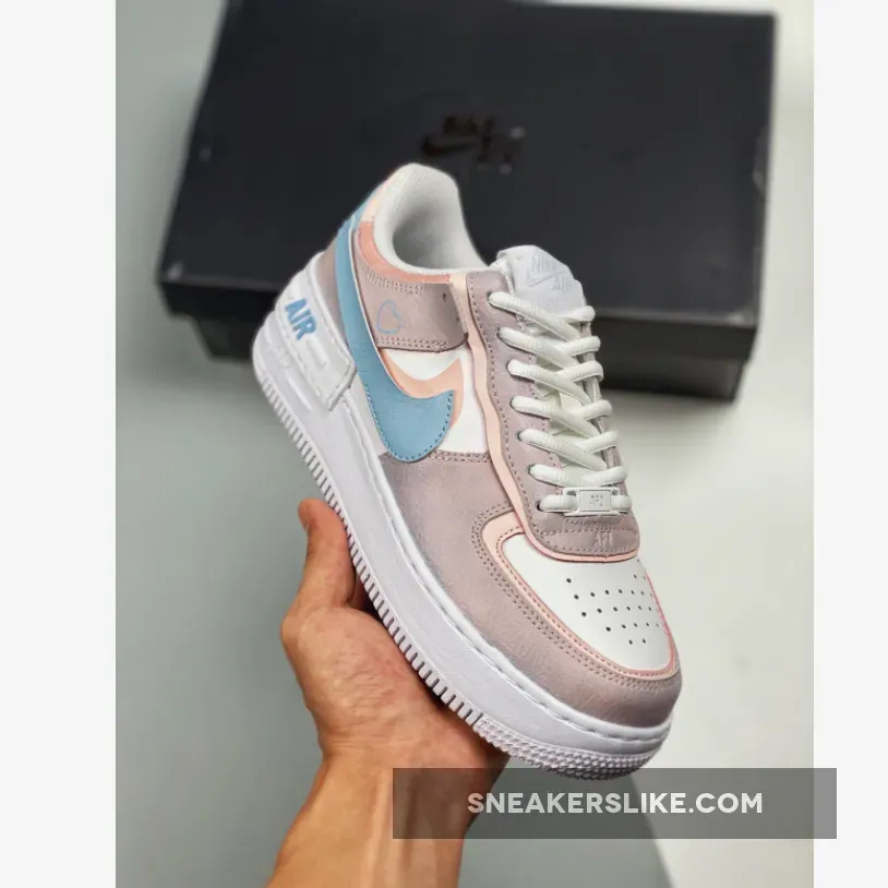 Nike Air Force 1 Shadow White Pink Grey For Sale