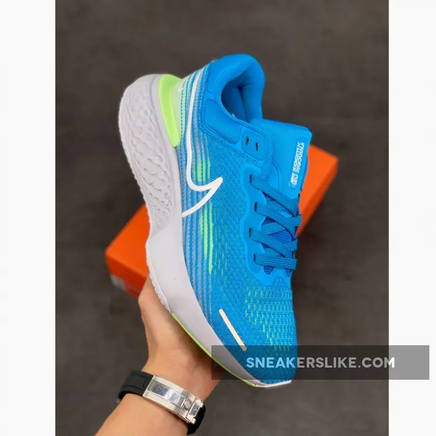 Nike ZoomX Invincible Run Flyknit Blue Orbit/Lime Glow nike invincible blue