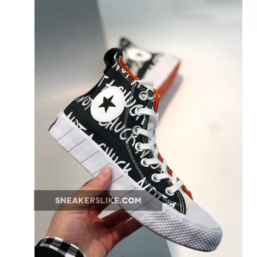Converse Chuck Taylor All Star High Not A Chuck Black 166502C / converse not a chuck black