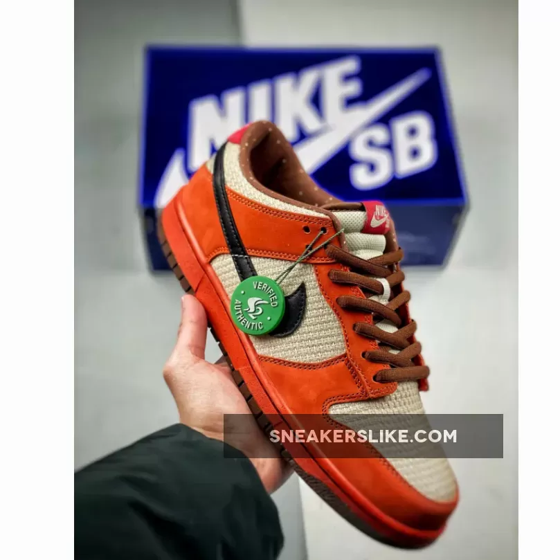 Nike SB Dunk Low Top Ramen Orange/Hemp 313170-101 Restock