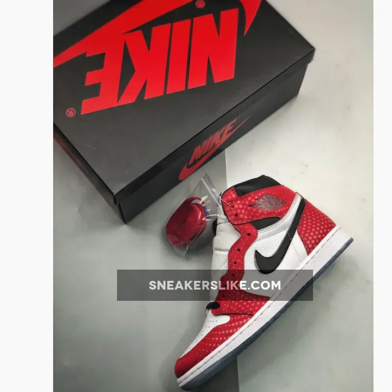 Air Jordan 1 Retro High OG 'Origin Story' Gym Red/Black-White-Photo Blue / red blue jordan 1