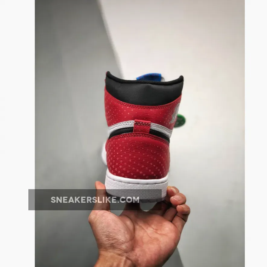 Air Jordan 1 Retro High OG 'Origin Story' Gym Red/Black-White-Photo Blue / red blue jordan 1