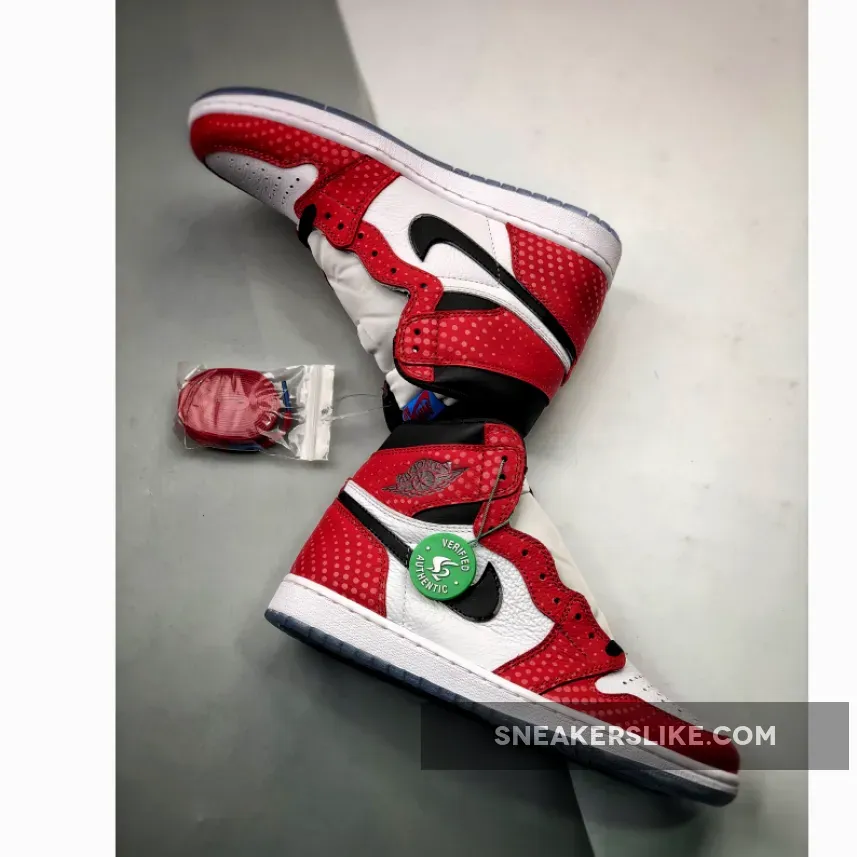 Air Jordan 1 Retro High OG 'Origin Story' Gym Red/Black-White-Photo Blue / red blue jordan 1