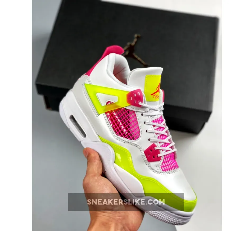 Air Jordan 4 Retro Wmns 'Lemon Venom' CV7808-100 - lemon venoms