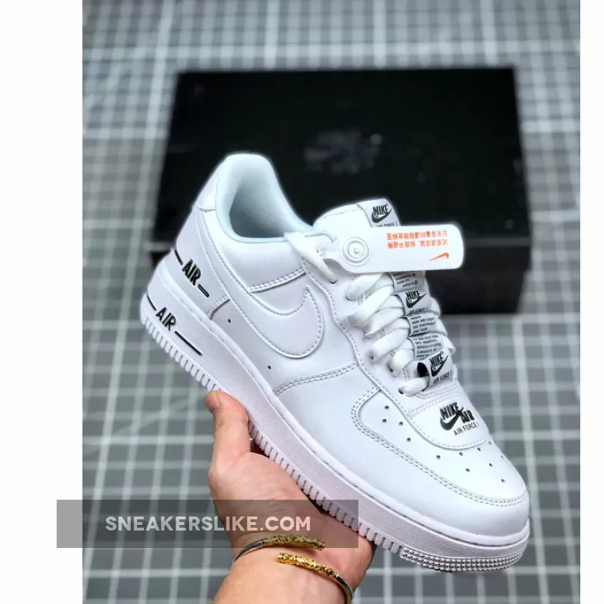Nike Air Force 1 'Added Air' White Black / double air force