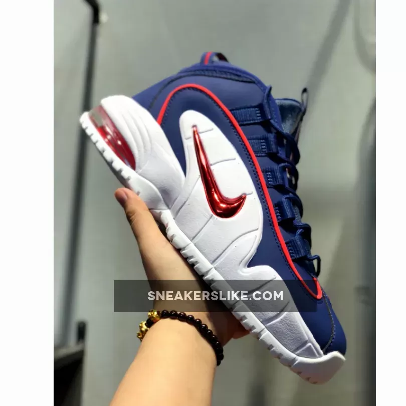Nike Air Max Penny 1 Deep Royal Blue/Gym Red-White - nike lil penny