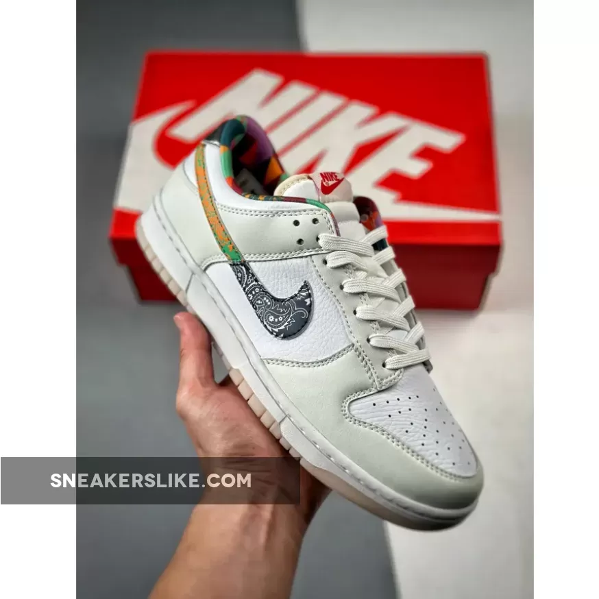 Nike Dunk Low White Multi Paisley Dunk Low Multi FN8913-141