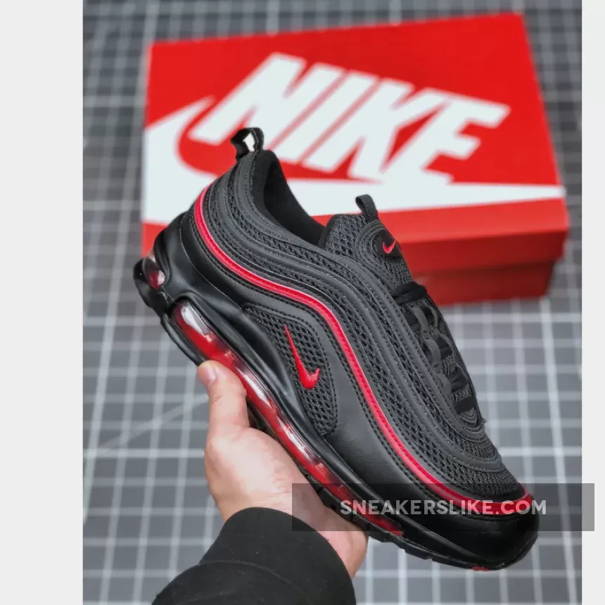 Nike Air Max 97 'Valentines Day 2020' Black Red CU9990-001 / valentine air max 97