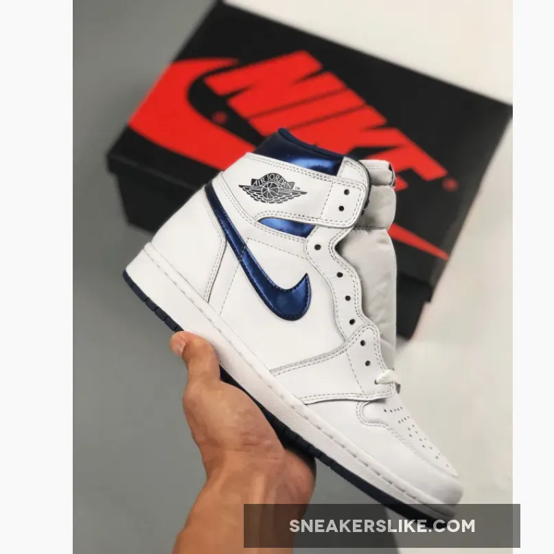 Air Jordan 1 High 'Metallic Navy' 555088-106 / metalic jordan 1