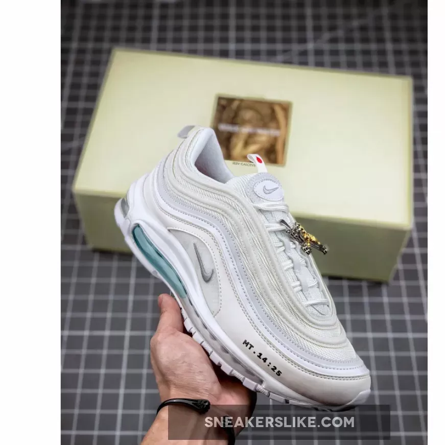 MSCHF x INRI Nike Air Max 97 Custom 'Jesus Shoes' / jesus shoes for sale