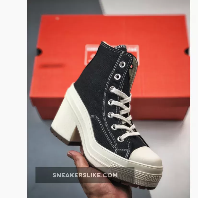 Converse Chuck 70 De Luxe Heel High Black/Egret A05347C