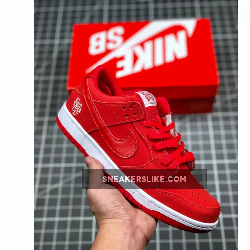 Nike Sb Dunk Low Pro 'Coming Back Home Verdy' Red White BQ6832-600 Brand New