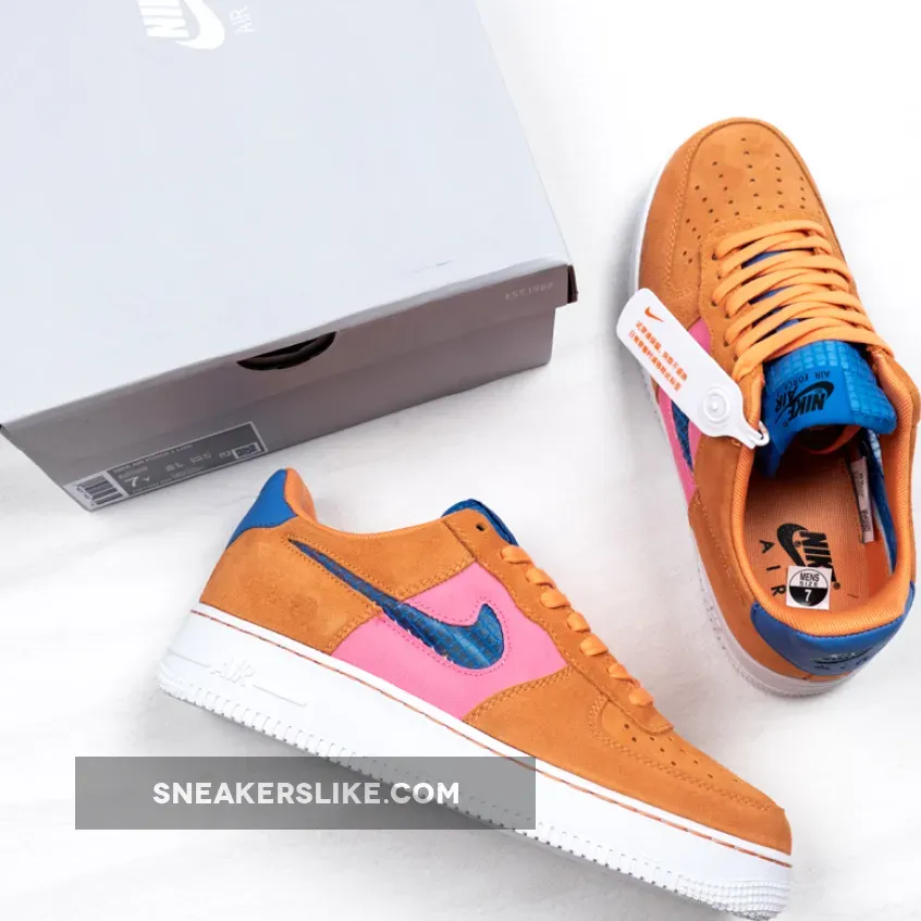 Nike Air Force 1 '07 LV8 'Orange Trance' CW7300-800 Brand New