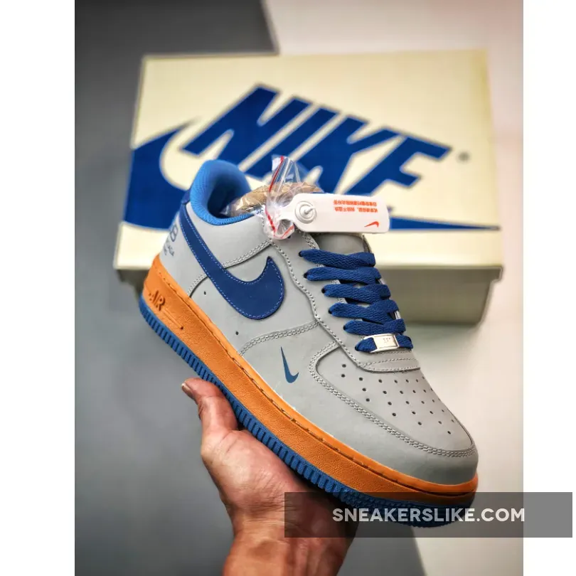 Nike Air Force 1 Low Grey Blue Orange 1678610337 New Releases
