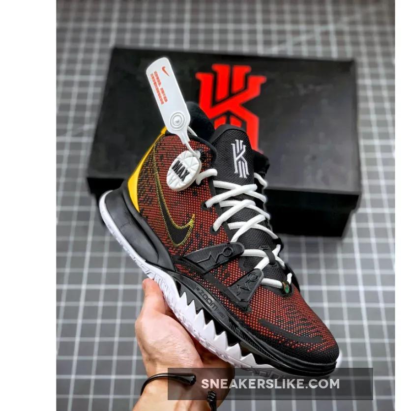 Nike Kyrie 7 'Rayguns' Black/University Gold-Team Orange / kyrie rayguns