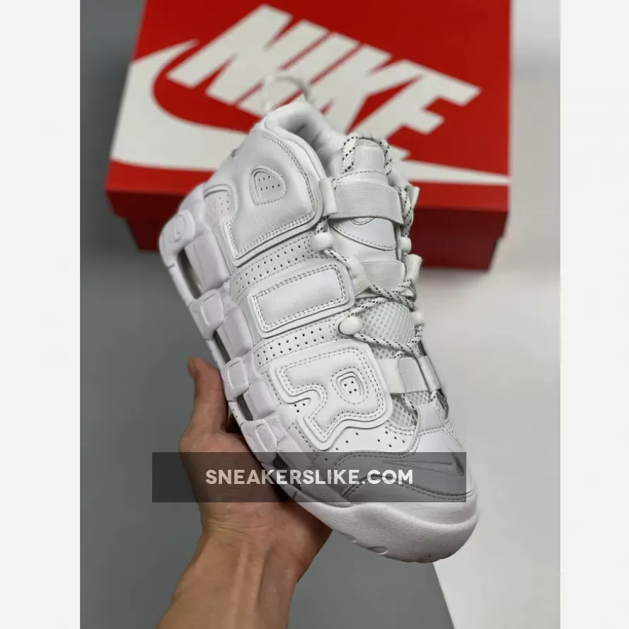 Nike Air More Uptempo 'Triple White' 921948-100 Nike Air Max Up White
