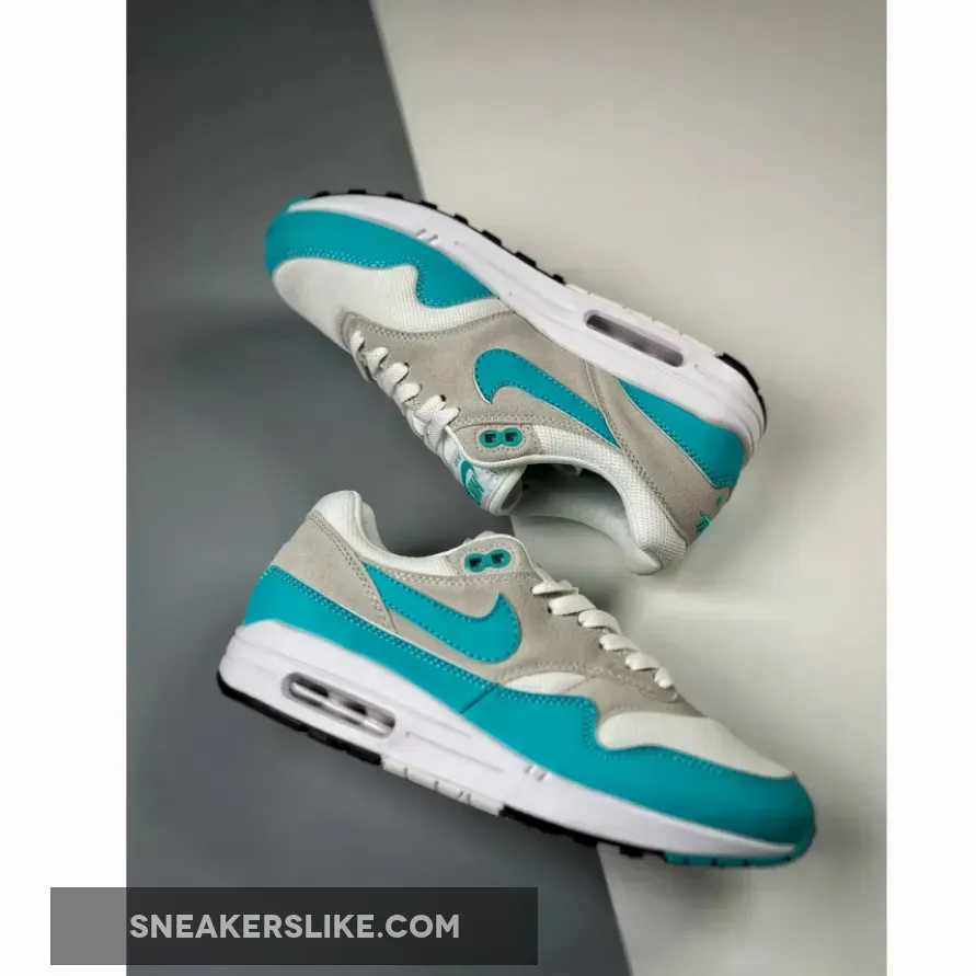 Nike Air Max 1 Neutral Grey/Clear Jade-White / Nike Air Max Corduroy