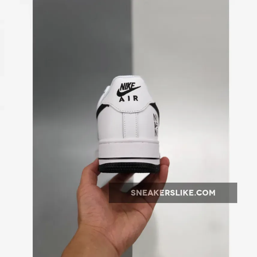 Nike Air Force 1 Low NY vs NY CW7297-100 Nike Air Force 1 Low Ny Vs. Ny White Black