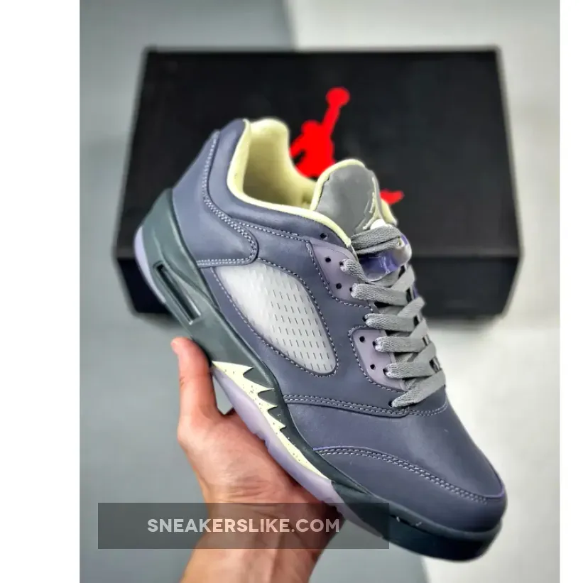 Low Jordan 5 - Air Jordan 5 Low 'Festival Lights' Indigo Haze/Fire Red FJ4563-500