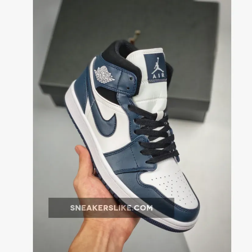 Air Jordan 1 Mid 'Dark Teal' #554724-411