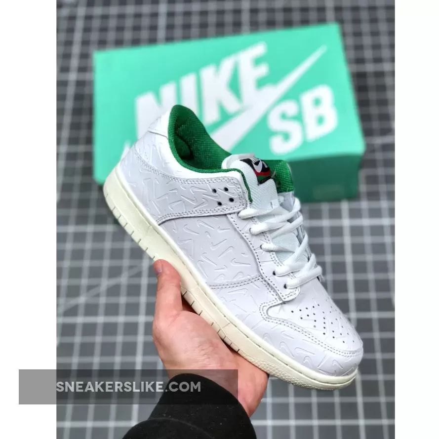 Ben-G X Nike SB Dunk Low White Lucid Green CU3846-100 New Releases