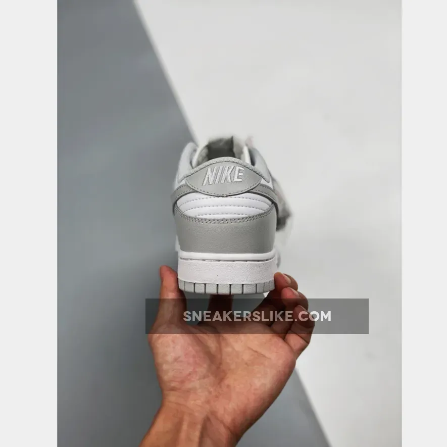 Nike Dunk Low White/Grey Fog nike men grey