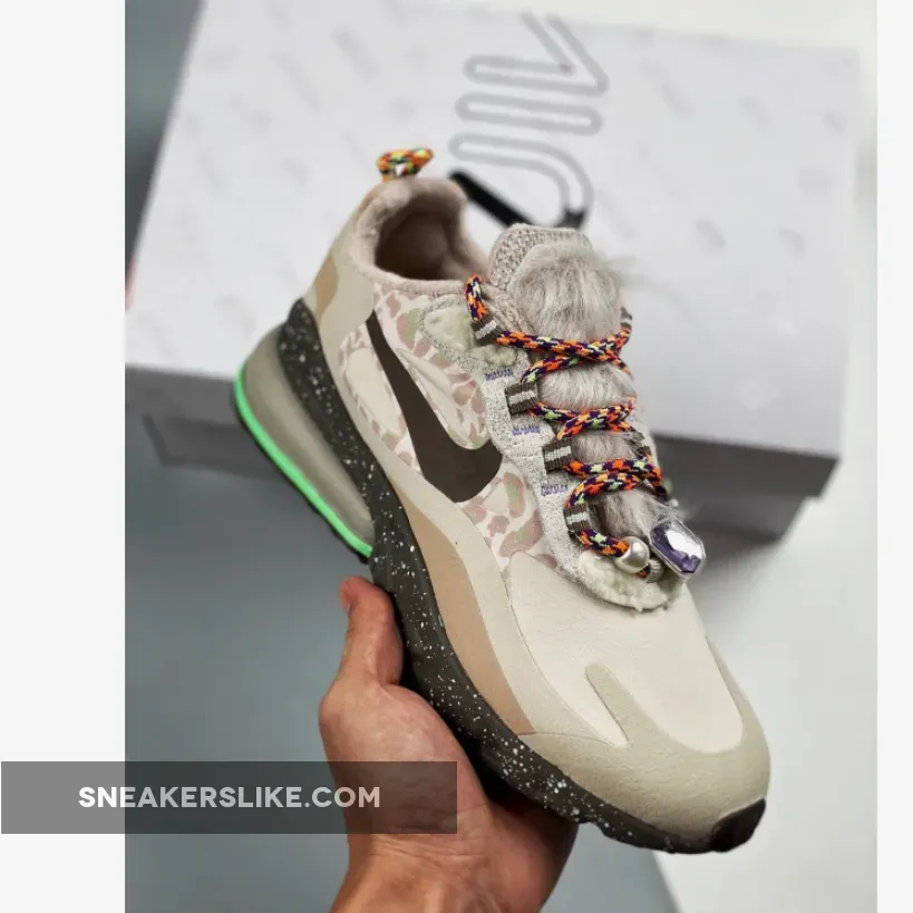 Nike Air Max 270 React Light Tan Baroque Brown air max 270 react tan