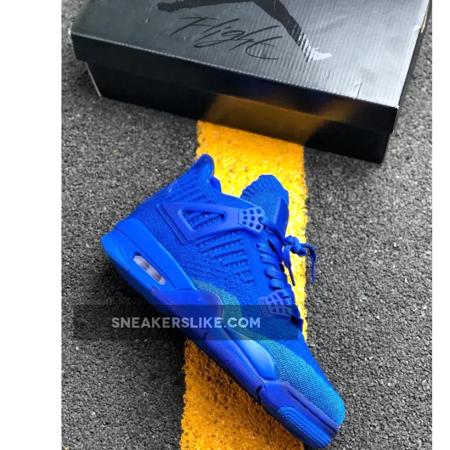 Air Jordan 4 Flyknit Royal Blue - jordan 4s royal blue