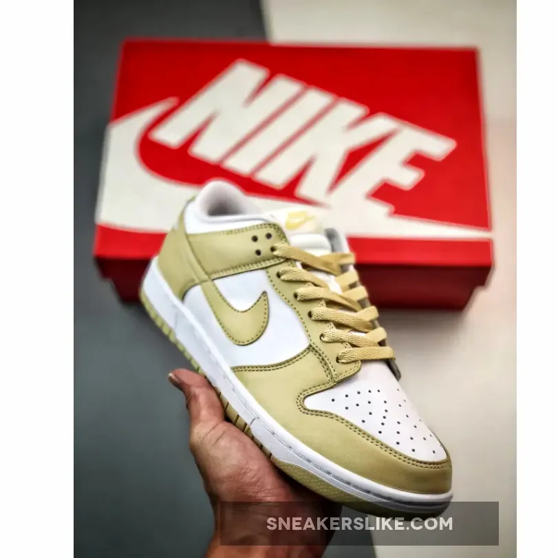 Goat Team Nike Dunk Low White/Team Gold DV0833-100
