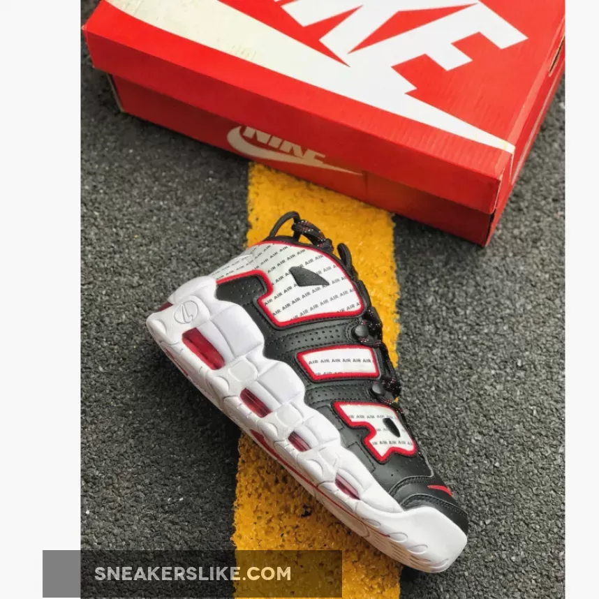 Nike Air More Uptempo 'Pinstripe' Chicago Color air more uptempo pinstripe