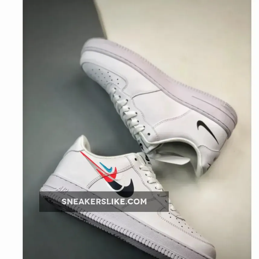 Online Nike Air Force 1 Low 'Multi-Swooshes' White/Black FJ4226-100
