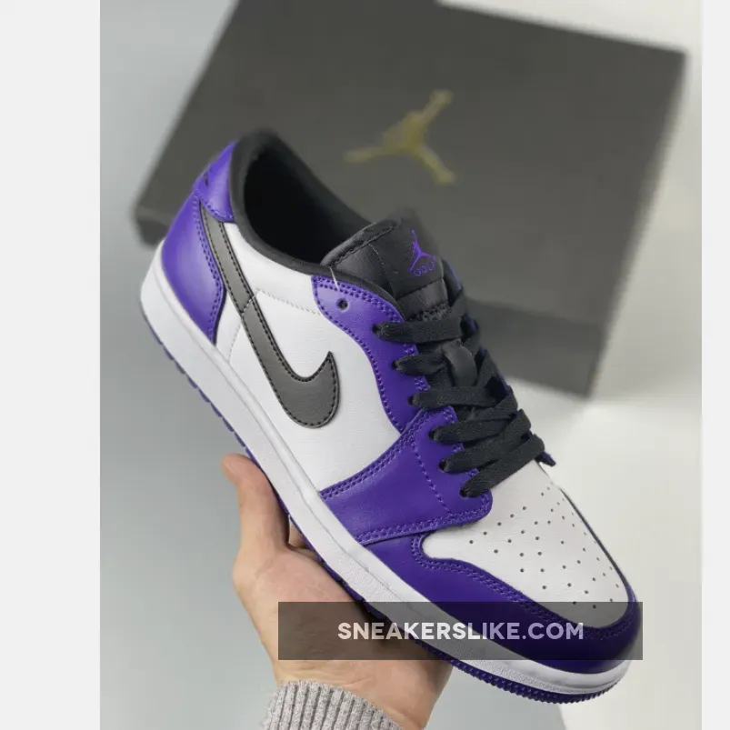 Air Jordan 1 Low Golf Court Purple DD9315-105 / university purple jordan 1