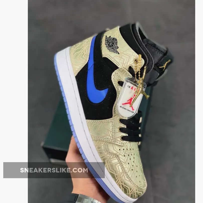 Air Jordan 1 Zoom CMFT 'Gold Laser' Black/Gold / gold laser air jordan 1