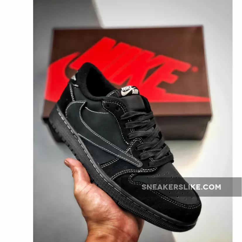 Travis Scott x Air Jordan 1 Low OG 'Black/Phantom' DM7866-001 Jordan 1 Travis Scott Black Phantom