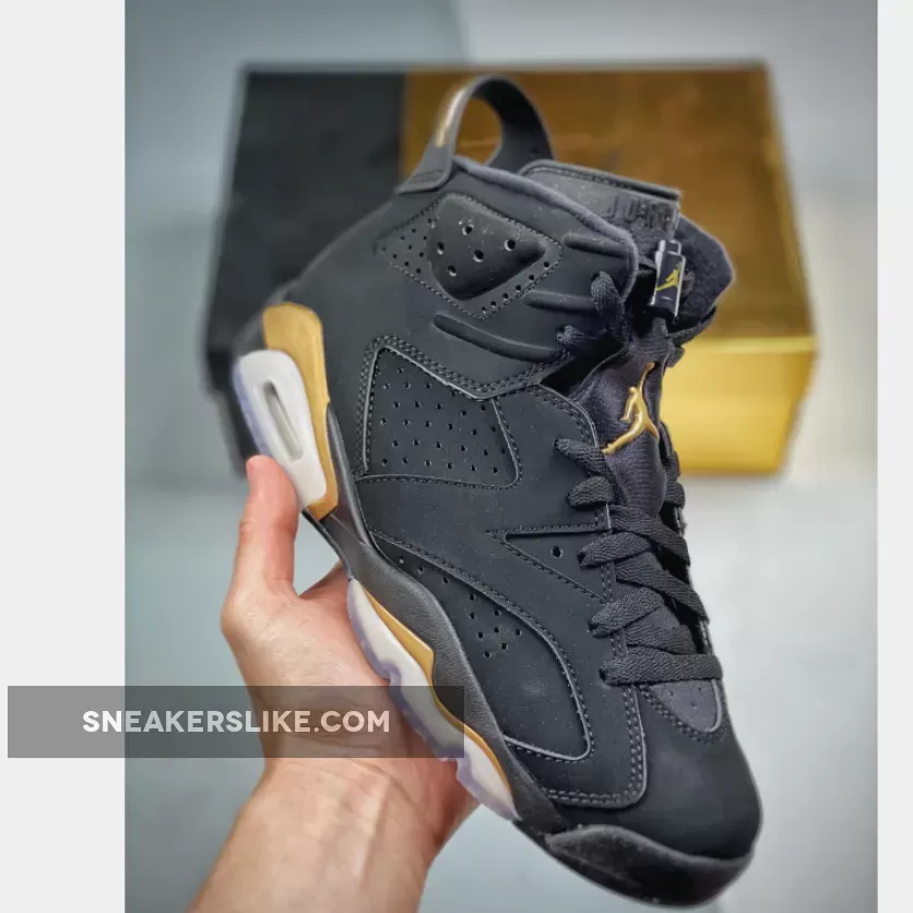 Air Jordan 6 Retro 'DMP' 2020 Black/Metallic Gold CT4954-007 AJ6 - air jordan dmp
