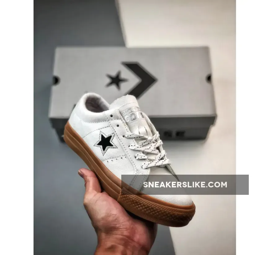 Restock Converse One Star Pro Low 'White Dark Gum' A03216C