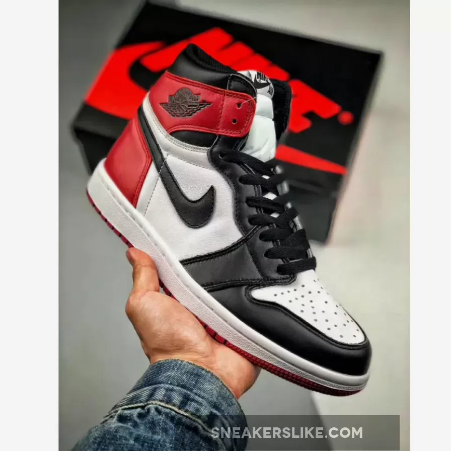 Air Jordan 1 Retro High OG 'Black Toe' White/Black-Gym Red #air jordan 1 retro high og red toe