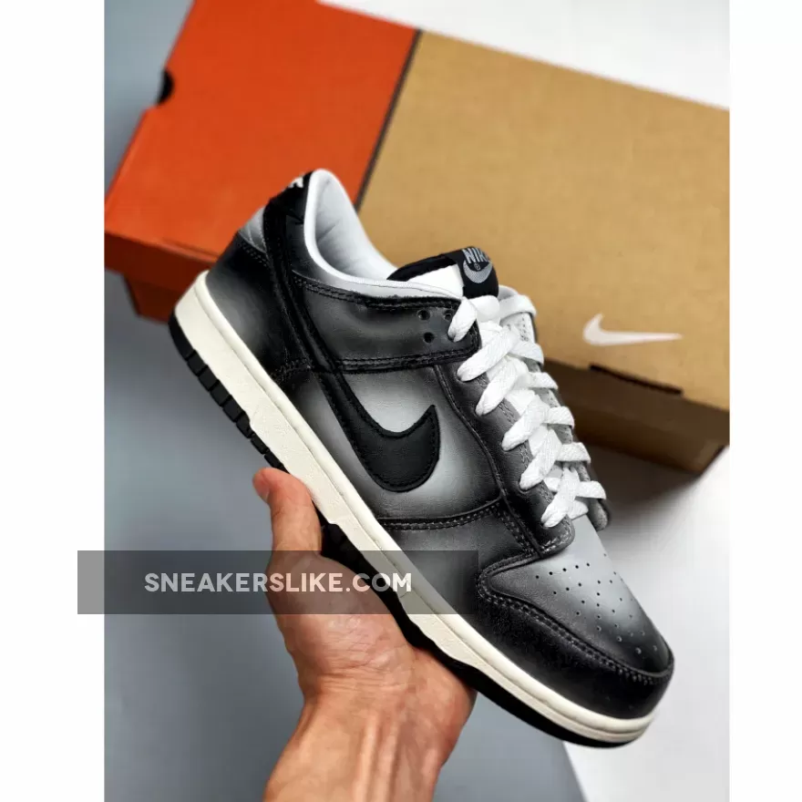Nike Dunk Low Premium Haze White/Black-Medium Grey - nike dunk haze