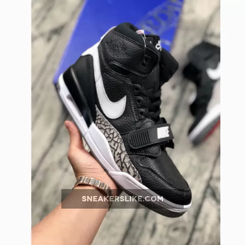 Jordan Legacy 312 'Black Cement' AV3922-001 / jordan legacy 312 black cement