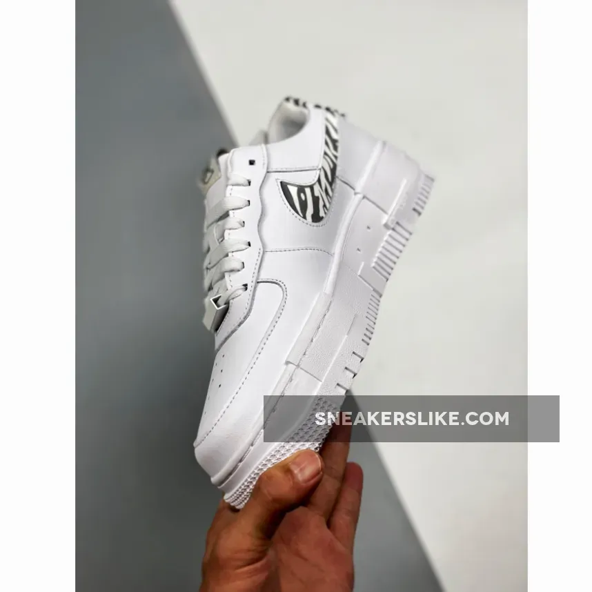 Nike Air Force 1 Pixel 'Zebra' White Grey / zebra air force 1