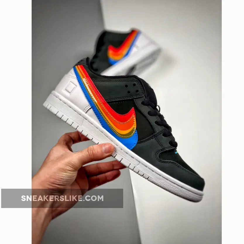 Polaroid x Nike SB Dunk Low Black Multi DH7722-001 / nike x polaroid