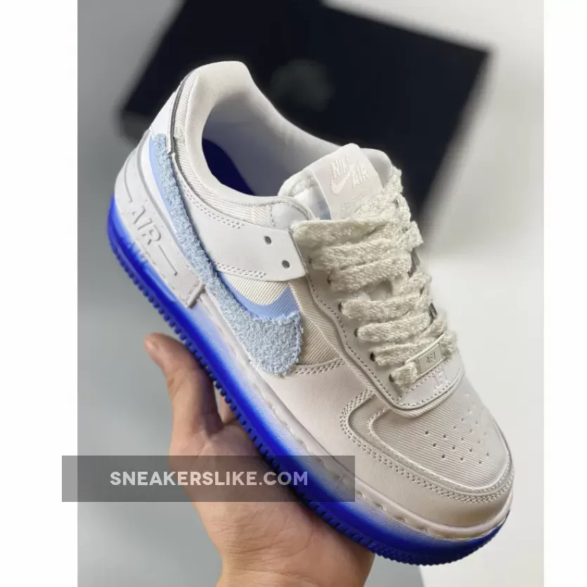 Nike Air Force 1 Shadow Canvas Chenille FJ4567-100 nike air force 1 canvas