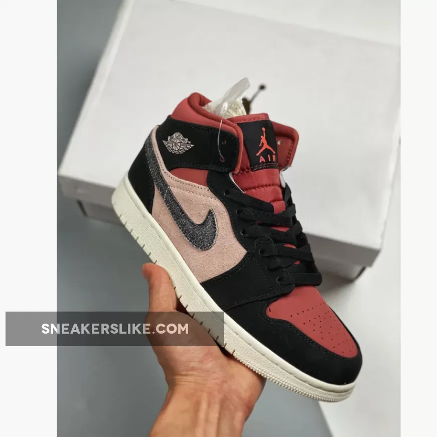 Air Jordan 1 Mid Canyon Rust jordan 1 mid burgundy