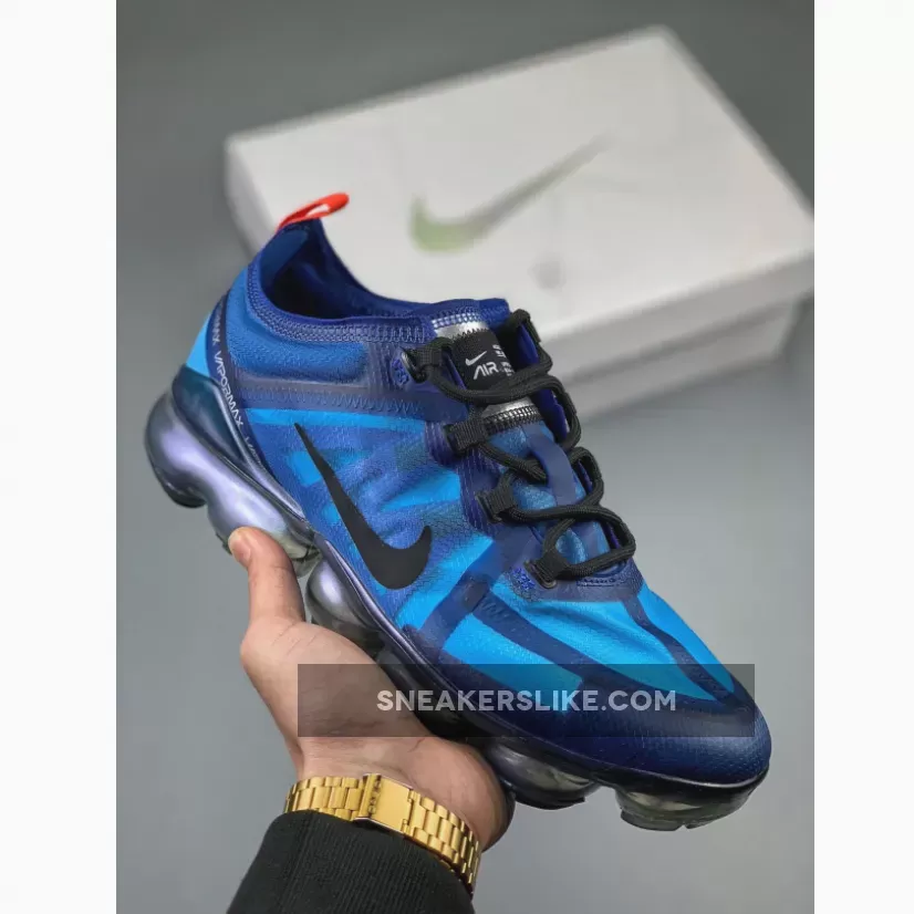 Nike Air VaporMax 2019 Blue Red AR6631-400 Restock
