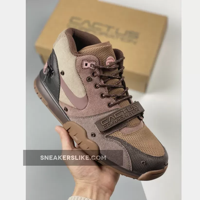 Travis Scott x Nike Air Trainer 1 'Light Chocolate' DR7515-200 light chocolate air jordan 1