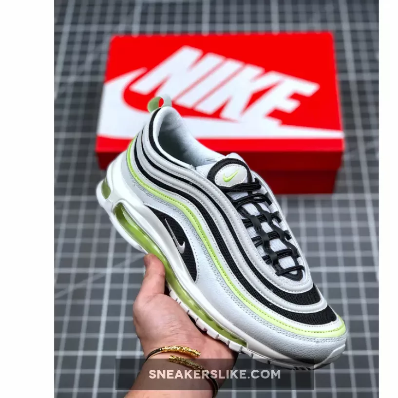 Nike Air Max 97 White Black Moss Green Nike Moss Green Shoes