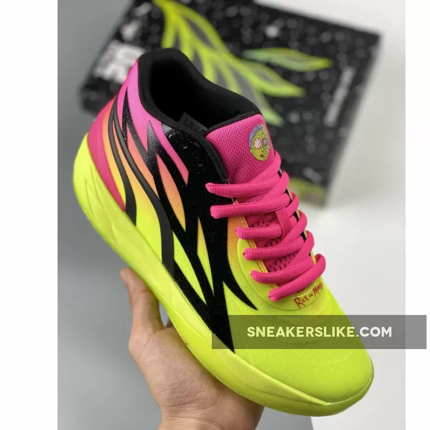 Rick And Morty x Puma MB.02 Safety Yellow/Elektro Green shoes puma